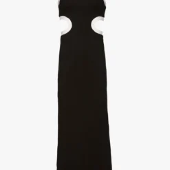 DOLCE DRESS | BLACK -Outlet Attirion Store STAUD DOLCE DRESS BLACK SUMMER ECOM 22