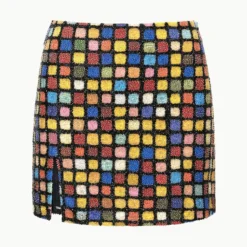 EMERIE SKIRT | DANCE FLOOR -Outlet Attirion Store STAUD EMERIESKIRT DANCEFLOOR ECOM 1