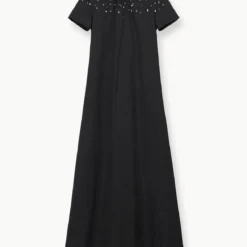 ILANA DRESS | BLACK SILVER 10 ILANA DRESS | BLACK SILVER -Outlet Attirion Store STAUD ILANA OCCASIONDRESS BLACKSILVER FALL 23 ECOM 1