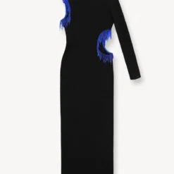 KIRSTEN DRESS | BLACK -Outlet Attirion Store STAUD KIRSTEN DRESS BLACK SUPF 23 ECOM 1