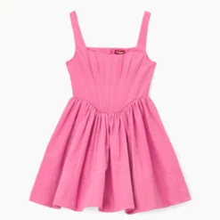 LANDSCAPE DRESS | LOLLIPOP -Outlet Attirion Store STAUD LANDSCAPE DRESS LOLLIPOP FALL 22 ECOM 1 R1