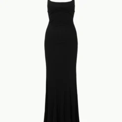 LAUREN DRESS | BLACK -Outlet Attirion Store STAUD LAURENDRESS BLACK ECOM 1