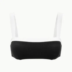 LIV BIKINI TOP | BLACK WHITE -Outlet Attirion Store STAUD LIVBIKINI TOP BLACKWHITE SUPF 23 ECOM 1 1