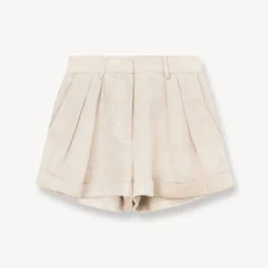 LUISA SHORT | OAT MILK 10 LUISA SHORT | OAT MILK -Outlet Attirion Store STAUD LUISA SHORT OAT MILK SUPF 23 ECOM 1