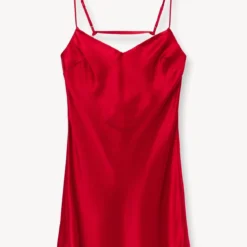 LYDIA DRESS | RUBY -Outlet Attirion Store STAUD LYDIA DRESS RUBY SUPF 23 ECOM 1