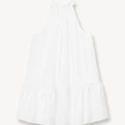 MARLOWE DRESS | WHITE -Outlet Attirion Store STAUD MARLOWE DRESS WHITE SUPF 23 ECOM 1