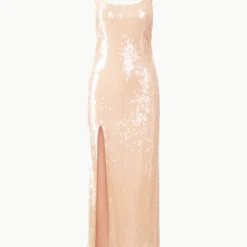 MAXI LE SABLE DRESS | BEIGE -Outlet Attirion Store STAUD MAXILESABLEDRESS BEIGE ECOM 1