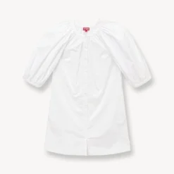 MINI VINCENT DRESS | WHITE -Outlet Attirion Store STAUD MINI VINCENT DRESS WHITE SPRING 23 ECOM 1