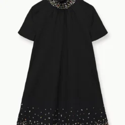 MINI ILANA DRESS | BLACK SILVER 10 MINI ILANA DRESS | BLACK SILVER -Outlet Attirion Store STAUD MINIILANA OCCASIONDRESS BLACKSILVER FALL 23 ECOM 1