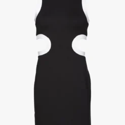 MINI DOLCE DRESS | BLACK 7 MINI DOLCE DRESS | BLACK -Outlet Attirion Store STAUD MINI DOLCE DRESS BLACK SPRING ECOM 22 1