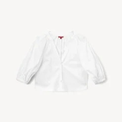 DILL TOP | WHITE -Outlet Attirion Store STAUD NEW DILL TOP WHITE FALL 22 ECOM 1