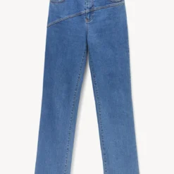 NOLAN PANT | MEDIUM WASH -Outlet Attirion Store STAUD NOLAN PANT MEDIUM WASH HOLIDAY 22 ECOM 1