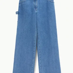 PAINTER PANT | MEDIUM WASH -Outlet Attirion Store STAUD PAINTER PANT MEDIUMWASH SPRING 23 ECOM 1