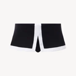 PENNY SWIM SKIRT | BLACK WHITE -Outlet Attirion Store STAUD PENNY SWIM SKIRT BLACK WHITE SUPF 23 ECOM 1