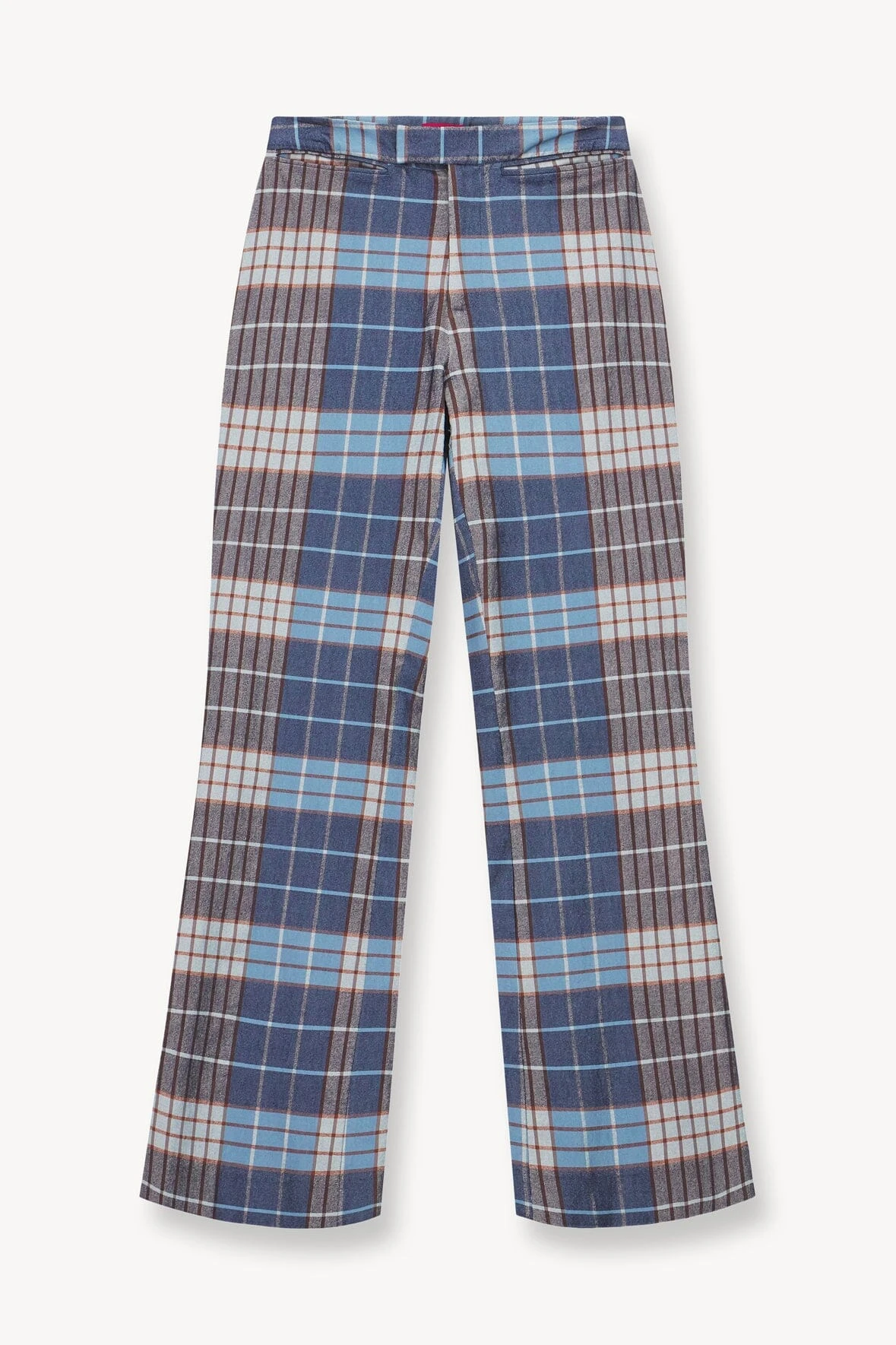 PIROUETTE PANT | FRENCH BLUE MEGA PLAID 4 PIROUETTE PANT | FRENCH BLUE MEGA PLAID - Image 4