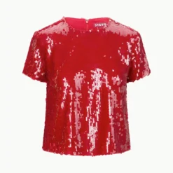 QUINCY TOP | POINSETTIA 10 QUINCY TOP | POINSETTIA -Outlet Attirion Store STAUD QUINCYTOP POINSETTIA ECOM 1