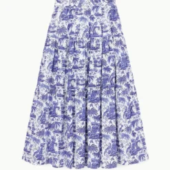 SEA SKIRT | BLUE TOILE 10 SEA SKIRT | BLUE TOILE -Outlet Attirion Store STAUD SEA SKIRT BLUETOILE SPRING 23 ECOM 1