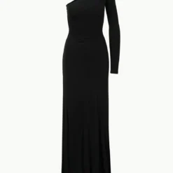 SERENA DRESS | BLACK -Outlet Attirion Store STAUD SERENADRESS BLACK ECOM 1