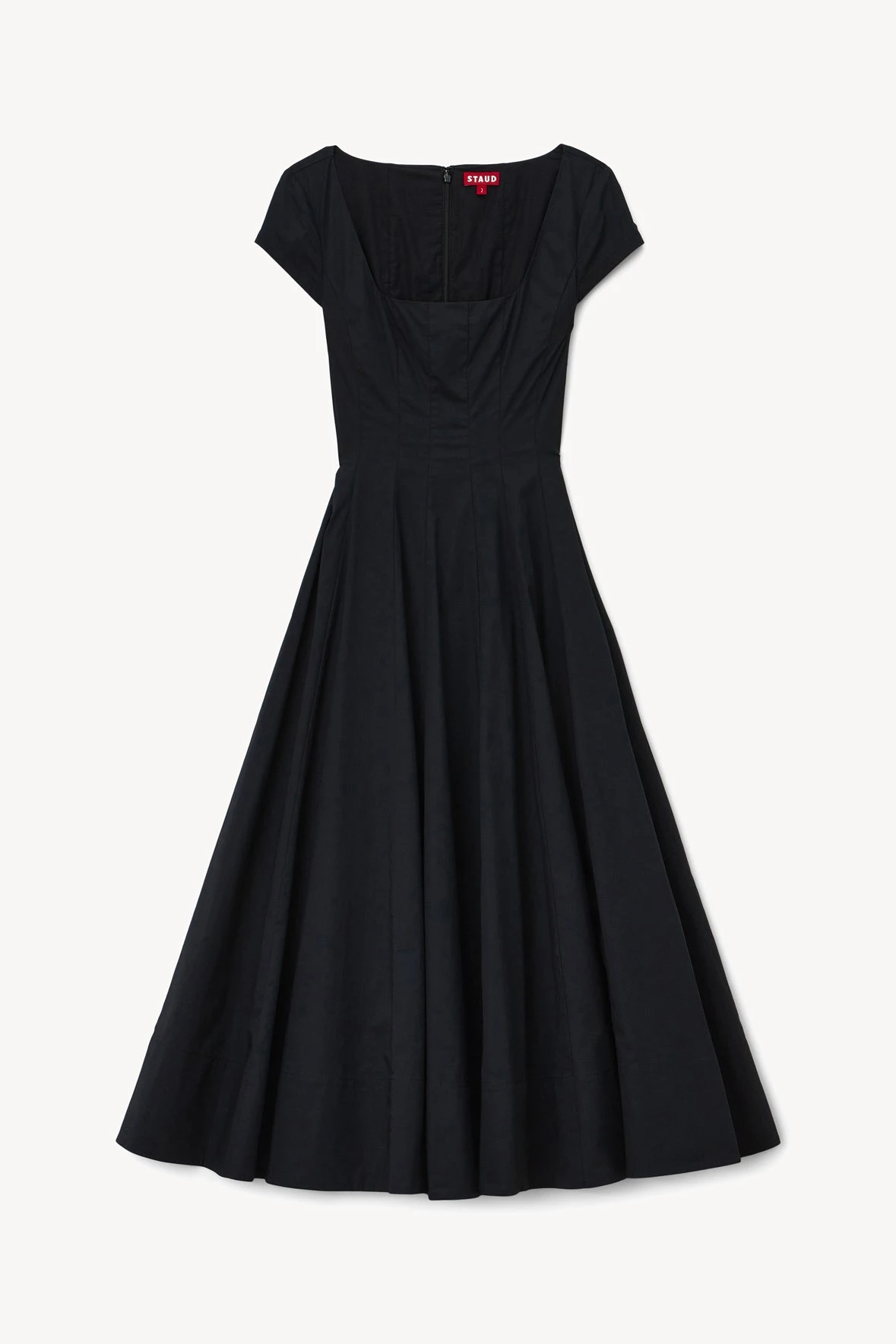 SHORT SLEEVE WELLS DRESS | BLACK 2 SHORT SLEEVE WELLS DRESS | BLACK - Image 2