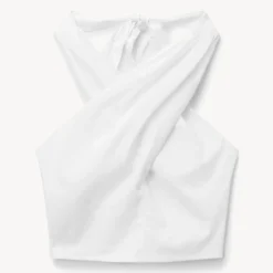 SMOCKED KAI TOP | WHITE 10 SMOCKED KAI TOP | WHITE -Outlet Attirion Store STAUD SMOCKED KAI TOP WHITE HOLIDAY 22 ECOM 1 1