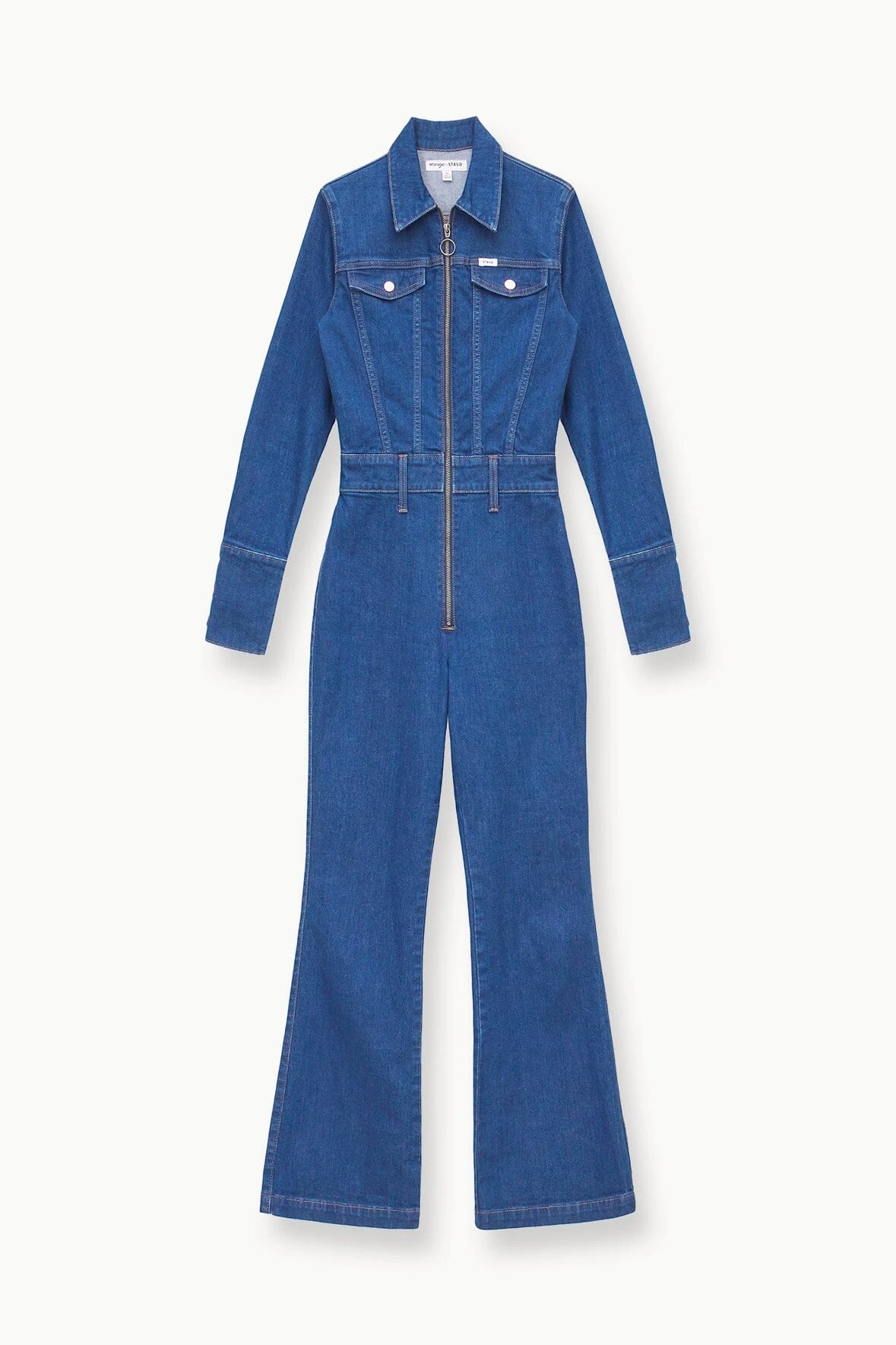 STAUD + WRANGLER THE BODY JUMPSUIT | DARK RINSE 9 STAUD + WRANGLER THE BODY JUMPSUIT | DARK RINSE - Image 9