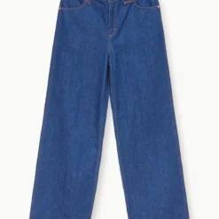 STAUD + WRANGLER THE LOOSE JEAN | DARK RINSE -Outlet Attirion Store STAUD THELOOSE32 DENIM DARKRINSE WRANGLER 23 ECOM 1