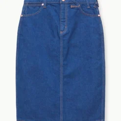 STAUD + WRANGLER THE PENCIL SKIRT | DARK RINSE 14 STAUD + WRANGLER THE PENCIL SKIRT | DARK RINSE -Outlet Attirion Store STAUD THEPENCILSKIRT DENIMSKIRT DARKRINSE WRANGLER 23 ECOM 1