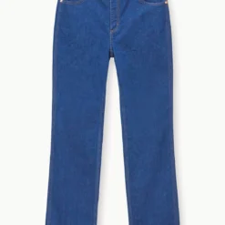 STAUD + WRANGLER THE STRAIGHT CUT JEAN | DARK RINSE -Outlet Attirion Store STAUD THESTAUDSTRAIGHTCUT32 DENIM DARKRINSE WRANGLER 23 ECOM 1