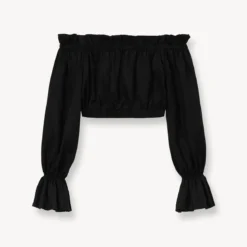 TRISTAN TOP | BLACK -Outlet Attirion Store STAUD TRISTAN TOP BLACK SUPF 23 ECOM 1