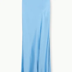 VOYAGE SKIRT | FRENCH BLUE -Outlet Attirion Store STAUD VOYAGE SKIRT FRENCHBLUE FALL 23 ECOM 1