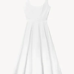 WELLS DRESS | WHITE 10 WELLS DRESS | WHITE -Outlet Attirion Store STAUD WELLS DRESS WHITE HOLIDAY 22 ECOM 1