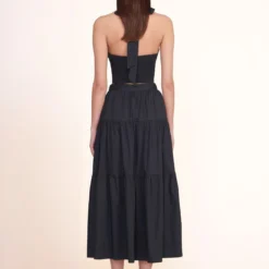 SMOCKED KAI TOP | BLACK -Outlet Attirion Store Smocked Kai Top Black Sea Skirt Black 00566 web