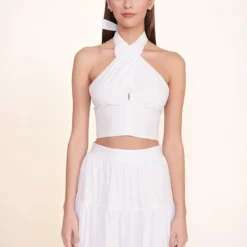 SEA SKIRT | WHITE -Outlet Attirion Store Smocked Kai Top White Sea Skirt White 00693 web 0007b47d 818a 4a87 9fc4 89776dcf270f