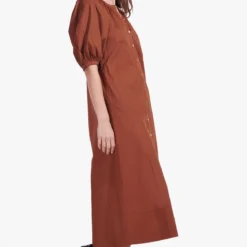 VINCENT DRESS | TAN -Outlet Attirion Store Vincent Dress Tan 00771 web