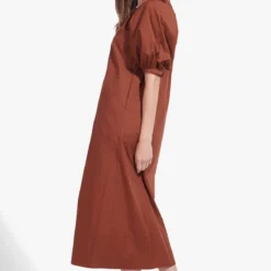 VINCENT DRESS | TAN -Outlet Attirion Store Vincent Dress Tan 00781 web