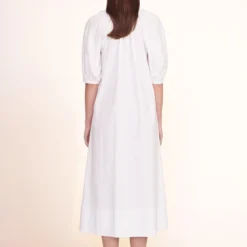 VINCENT DRESS | WHITE -Outlet Attirion Store Vincent Dress White 00627 web