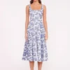WELLS DRESS | BLUE TOILE