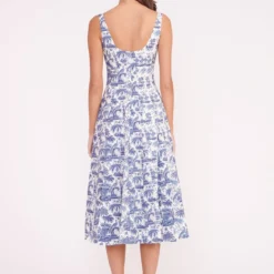 WELLS DRESS | BLUE TOILE 9 WELLS DRESS | BLUE TOILE -Outlet Attirion Store WELLS DRESS TOILE RESHOOT 01664 web