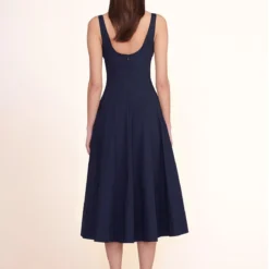 WELLS DRESS | NAVY -Outlet Attirion Store Wells Dress Navy 00119 web