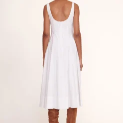 WELLS DRESS | WHITE 8 WELLS DRESS | WHITE -Outlet Attirion Store Wells Dress White 005 edit web