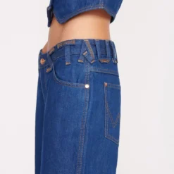 STAUD + WRANGLER THE LOOSE JEAN | DARK RINSE -Outlet Attirion Store Wrangler 0616 web