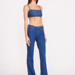 STAUD + WRANGLER THE BIKINI JEAN | DARK RINSE -Outlet Attirion Store Wrangler 0671 web