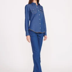 STAUD + WRANGLER THE WESTERN SHIRT | DARK RINSE 10 STAUD + WRANGLER THE WESTERN SHIRT | DARK RINSE -Outlet Attirion Store Wrangler 0811 web