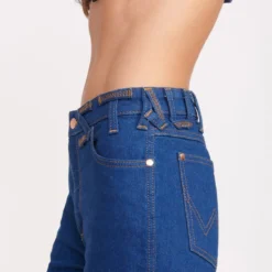 STAUD + WRANGLER THE STRAIGHT CUT JEAN | DARK RINSE -Outlet Attirion Store Wrangler 0903 web