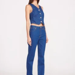 STAUD + WRANGLER THE VEST | DARK RINSE -Outlet Attirion Store Wrangler 0923 web