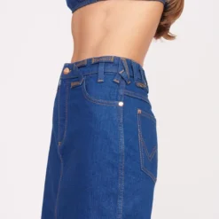 STAUD + WRANGLER THE PENCIL SKIRT | DARK RINSE 12 STAUD + WRANGLER THE PENCIL SKIRT | DARK RINSE -Outlet Attirion Store Wrangler 1046 web