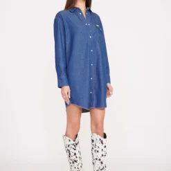 STAUD + WRANGLER THE OVERSIZED WESTERN | DARK RINSE -Outlet Attirion Store Wrangler 1095 web