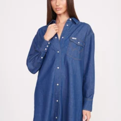 STAUD + WRANGLER THE OVERSIZED WESTERN | DARK RINSE -Outlet Attirion Store Wrangler 1113 web