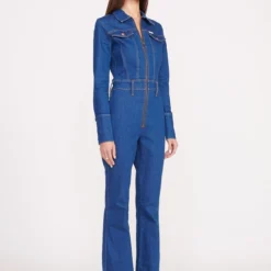 STAUD + WRANGLER THE BODY JUMPSUIT | DARK RINSE 12 STAUD + WRANGLER THE BODY JUMPSUIT | DARK RINSE -Outlet Attirion Store Wrangler 1178 web