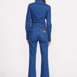 STAUD + WRANGLER THE BODY JUMPSUIT | DARK RINSE 14 STAUD + WRANGLER THE BODY JUMPSUIT | DARK RINSE -Outlet Attirion Store Wrangler 1187 web